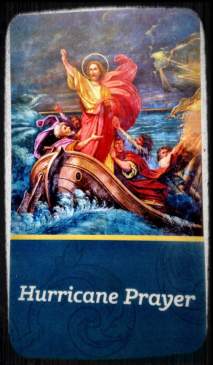 Hurricane Prayer card